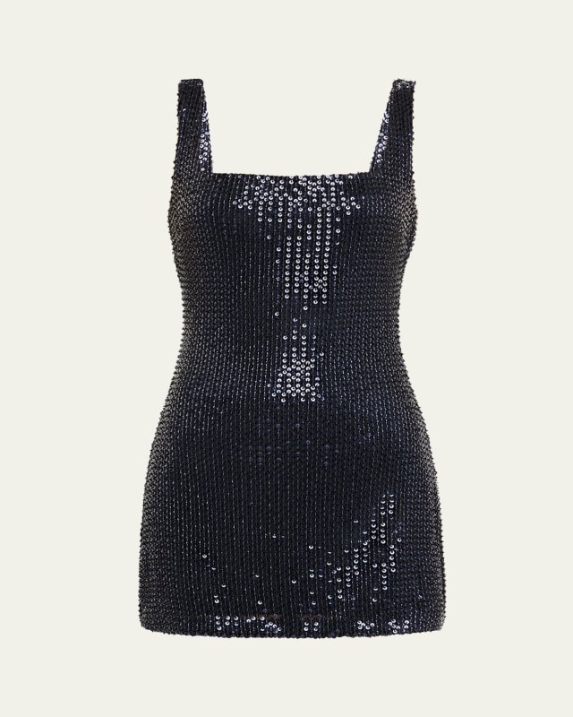 Andrea Sequined Mini Dress